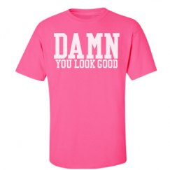 Unisex Ultra Cotton Safety Neon Crewneck Tee