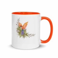 11oz Ceramic Mug with Color Inside