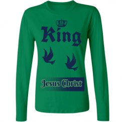 Ladies Relaxed Fit Basic Long Sleeve Tee