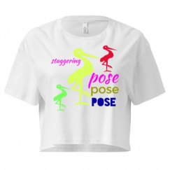 Ladies Festival Cali Crop Top Tee