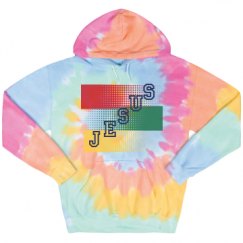 Unisex Tie-Dye Fleece Hoodie
