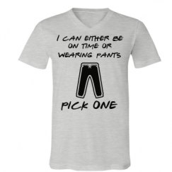 Unisex V-Neck Jersey Tee