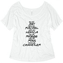 Ladies Flowy Slouchy Tee