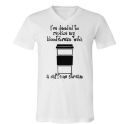 Unisex V-Neck Jersey Tee