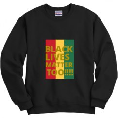 Unisex Film and Foil Crewneck Sweatshirt