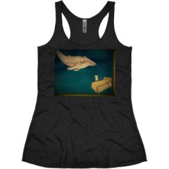 Ladies Slim Fit Super Soft Racerback Triblend Tank