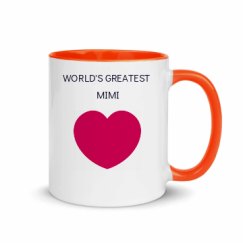 11oz Ceramic Mug with Color Inside