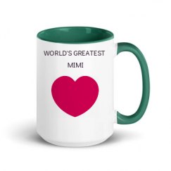 15oz Ceramic Mug with Color Inside