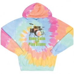 Unisex Tie-Dye Fleece Hoodie