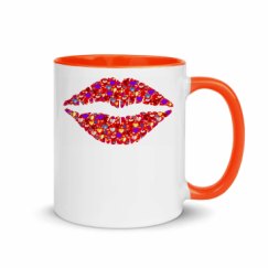 11oz Ceramic Mug with Color Inside