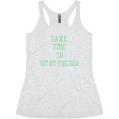 Ladies Slim Fit Super Soft Racerback Triblend Tank