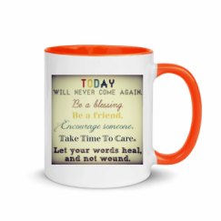 11oz Ceramic Mug with Color Inside