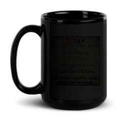 15oz Black Glossy Mug