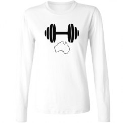 Ladies Relaxed Fit Basic Long Sleeve Tee