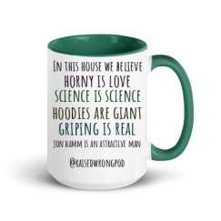 15oz Ceramic Mug with Color Inside