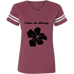 Ladies Relaxed Fit Vintage Sports Tee