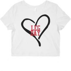 Ladies Slim Fit Crop Top Tee