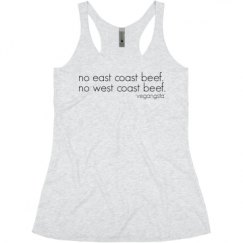 Ladies Slim Fit Super Soft Racerback Triblend Tank