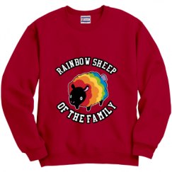 Unisex Film and Foil Crewneck Sweatshirt