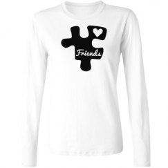 Ladies Relaxed Fit Basic Long Sleeve Tee