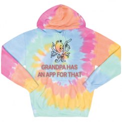 Unisex Tie-Dye Fleece Hoodie