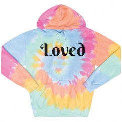 Unisex Tie-Dye Fleece Hoodie