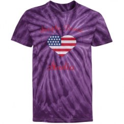 Youth Tie-Dye Cyclone Pinwheel Tee