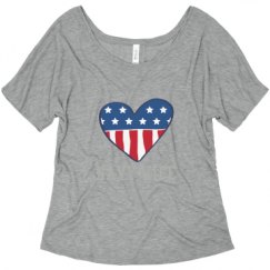 Ladies Flowy Slouchy Tee