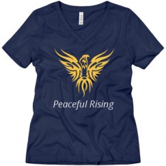 Ladies Relaxed Fit V-Neck Tee