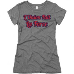 Ladies Slim Fit Super Soft Triblend Tee