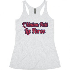 Ladies Slim Fit Super Soft Racerback Triblend Tank