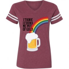 Ladies Relaxed Fit Vintage Sports Tee