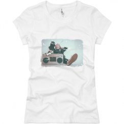Ladies Slim Fit Basic Promo Jersey Tee
