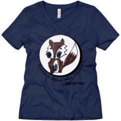 Ladies Relaxed Fit V-Neck Tee