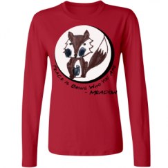 Ladies Relaxed Fit Basic Long Sleeve Tee