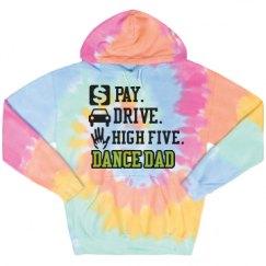 Unisex Tie-Dye Fleece Hoodie