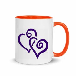 11oz Ceramic Mug with Color Inside