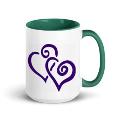 15oz Ceramic Mug with Color Inside