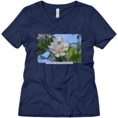 Ladies Relaxed Fit V-Neck Tee
