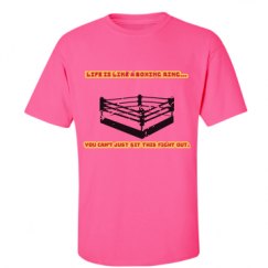 Unisex Ultra Cotton Safety Neon Crewneck Tee