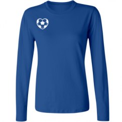 Ladies Relaxed Fit Basic Long Sleeve Tee