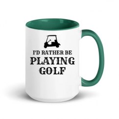 15oz Ceramic Mug with Color Inside