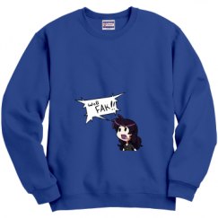 Unisex Film and Foil Crewneck Sweatshirt