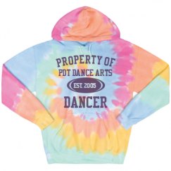 Unisex Tie-Dye Fleece Hoodie