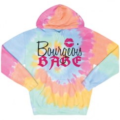 Unisex Tie-Dye Fleece Hoodie