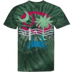 Unisex Tie-Dye Cyclone Pinwheel Tee