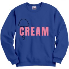 Unisex Film and Foil Crewneck Sweatshirt