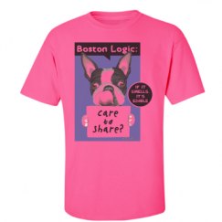 Unisex Ultra Cotton Safety Neon Crewneck Tee