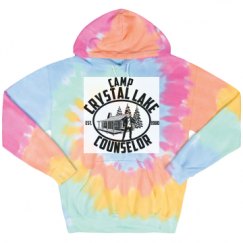 Unisex Tie-Dye Fleece Hoodie
