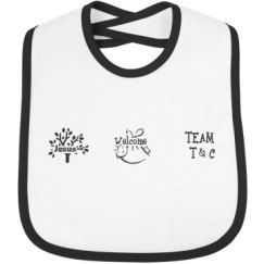 Infant Contrast Trim Bib